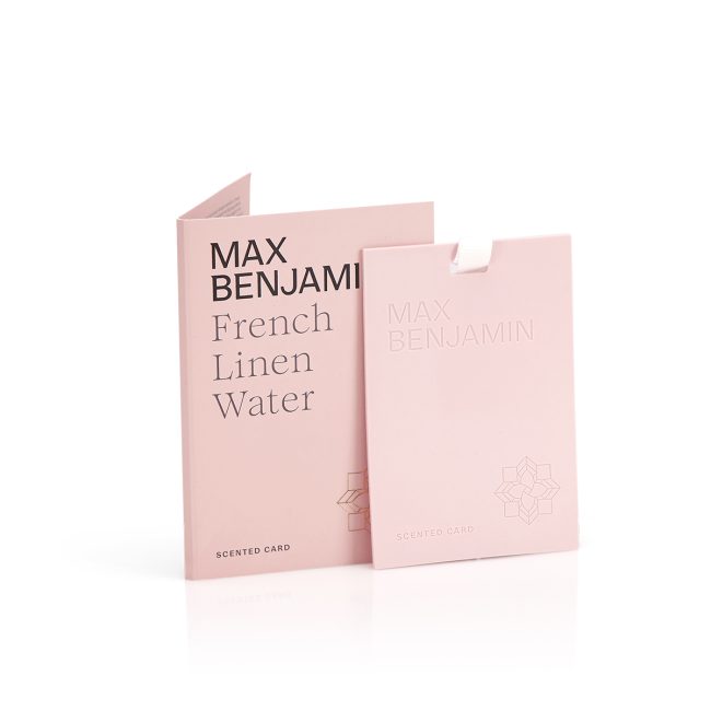 MAX BENJAMIN French Linen Water  Scented Card