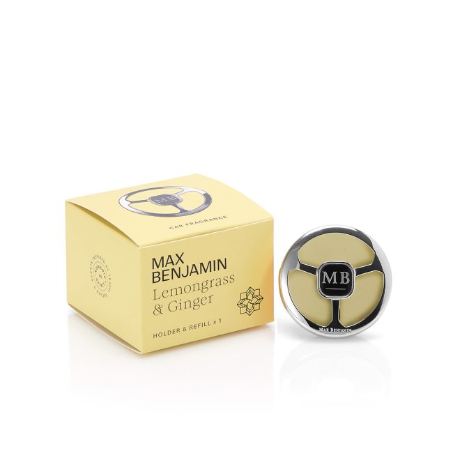 MAX BENJAMIN Lemongrass & Ginger Car Fragrance